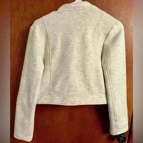 Jack by BB Dakota women’s cardigan moto jacket cream color - Picture 2 of 3